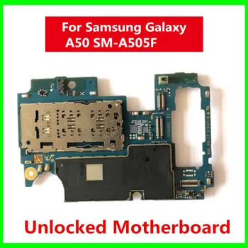 

For Samsung Galaxy A50 SM-A505F Original unlocked Mainboard Motherboard For Samsung Galaxy A50 SM-A505F With Full CHips