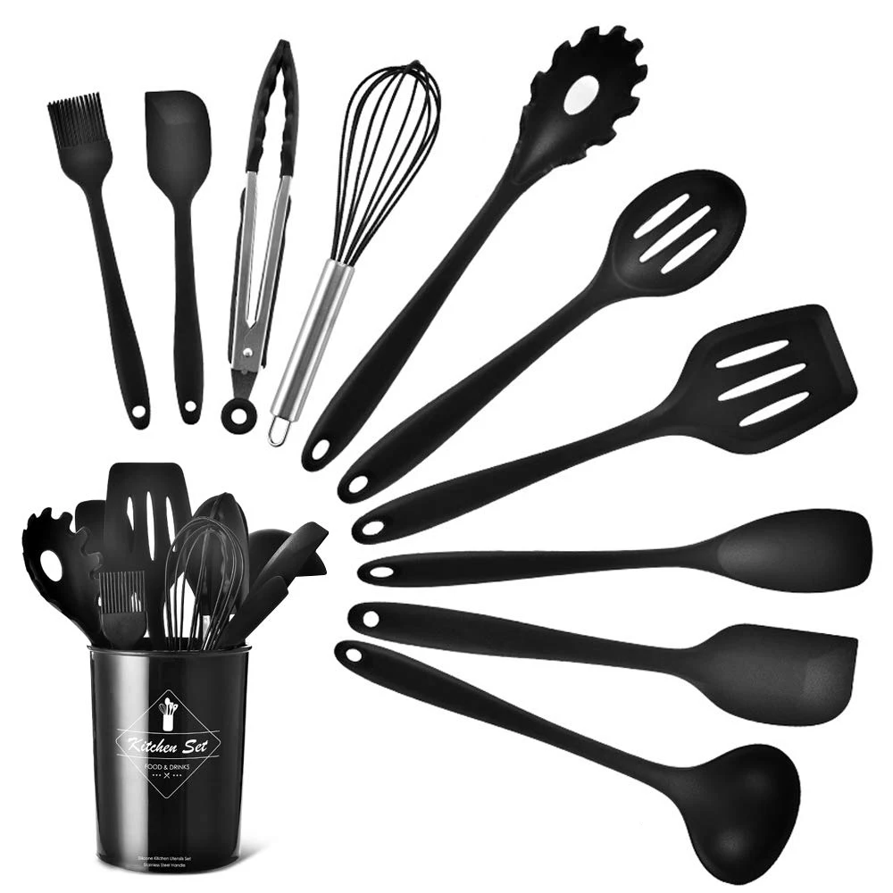 

Silicone Kitchen Utensils - 10&11 Pack Heat-Resistant Kitchen Utensil Set Cooking Tools