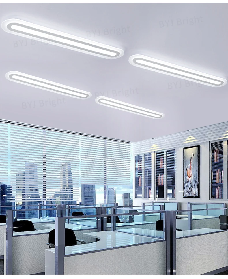 Поверхностного монтажа современные светодиодные потолочные лампы Acryic Deco потолочный светильник гостиной спальни прохода офиса блеск plafonnier светильники
