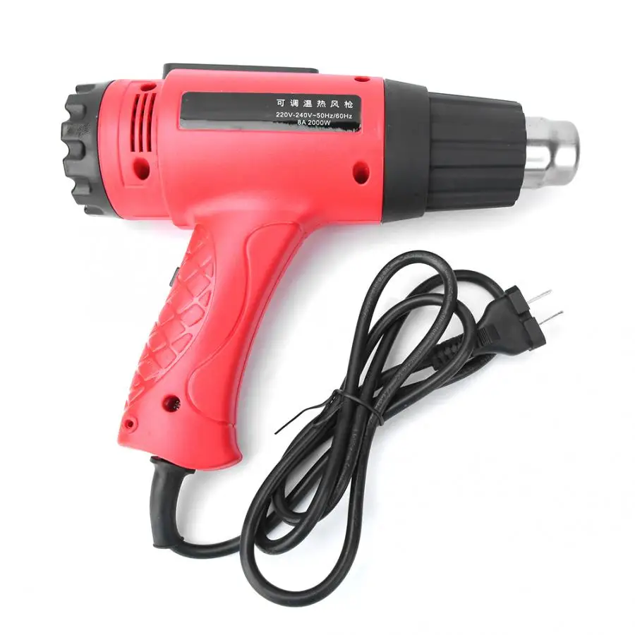 Heat Gun Adjustable Hot Air 2000W Large Power High/Low Level Electric | Инструменты