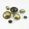 6-20pcs/lot 15-28mm Vintage silver bronze thin-edged bald mushroom metal button fashion button suit coat button C121 3