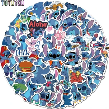 

PC1617 50pcs/set Alien Sticker Waterproof For Laptop Moto Skateboard Luggage Guitar Furnitur Decal Toy Graffiti