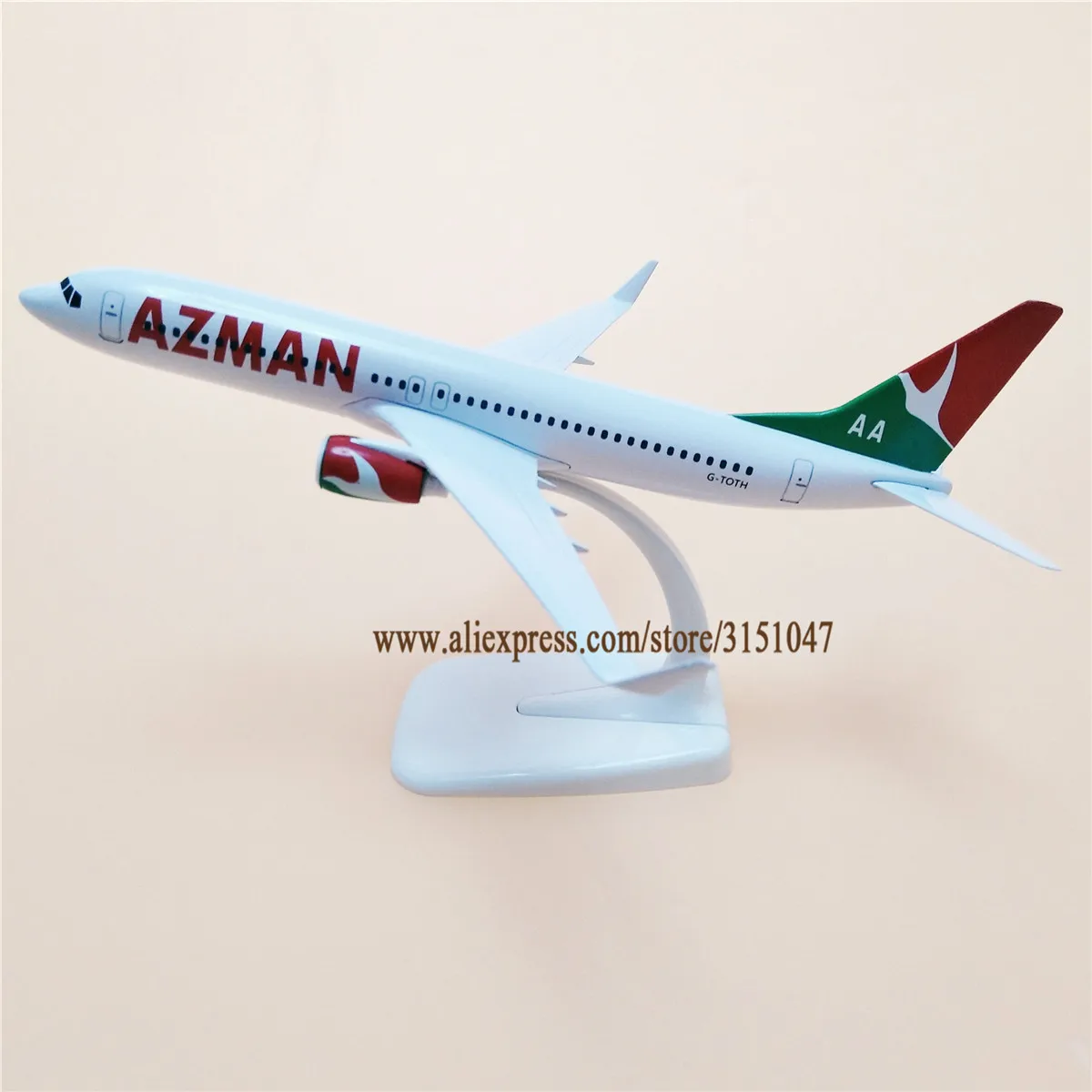 20 см сплав металла воздуха Нигерия AZMAN AA Airways Boeing 737 B737 Airlines модель самолета Модель