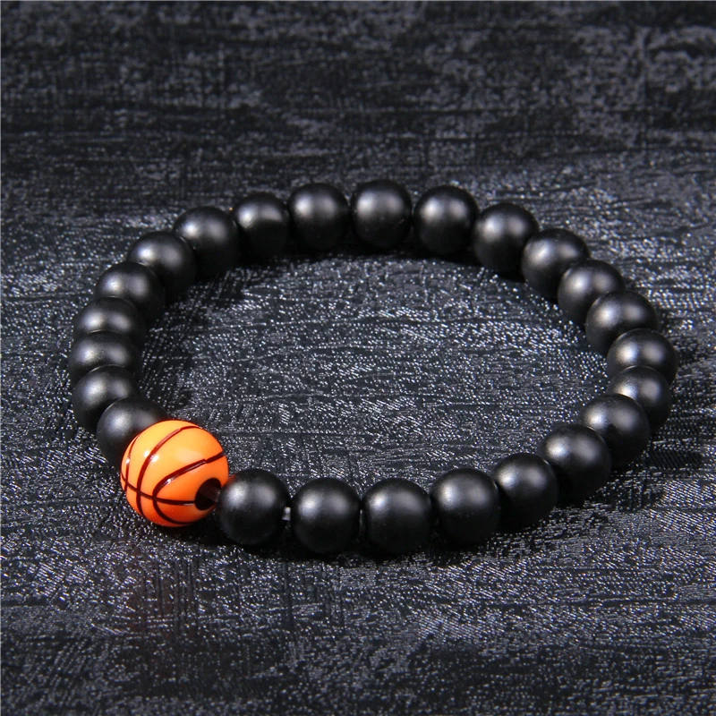 Pulseras con dijes deportivos para hombre y mujer, brazaletes de pulsera de béisbol, pulsera de piedra para hombres y mujeres, joyería, pulseras de Softball|Pulseras de amuleto| - AliExpress