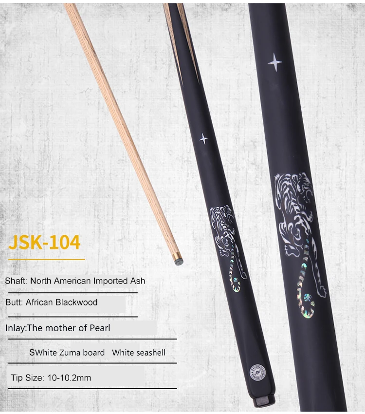 Оригинальные JFLOWERS JSK-103/104 бильярдный кий 10-10,2 мм наконечник с удлинителем золы деревянный вал Профессиональный Billiar
