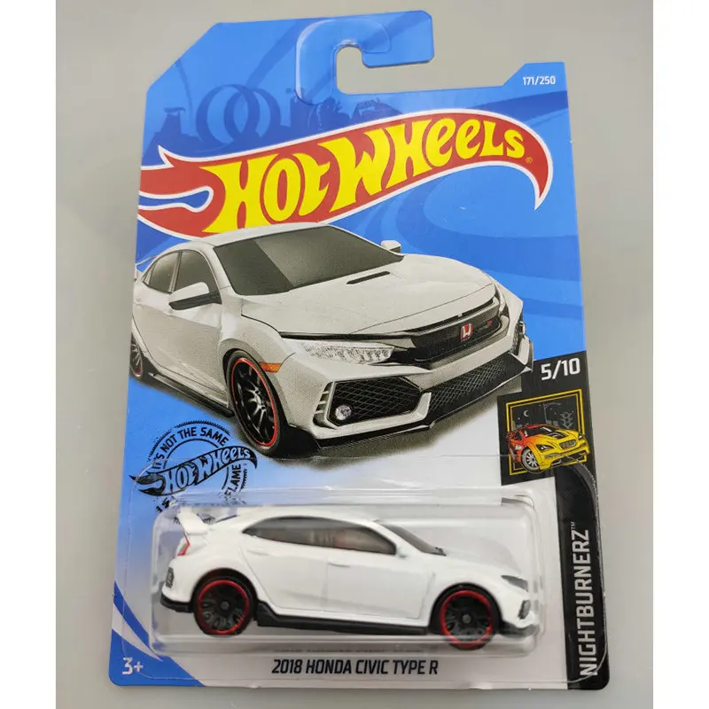 Горячие колеса 1: 64 Автомобиль HONDA CIVIC Тип R EF HONDA CR-X HONDA CITY TURBO Коллекционная серия металлические Литые модели автомобилей - Цвет: HONDA  2019-171white