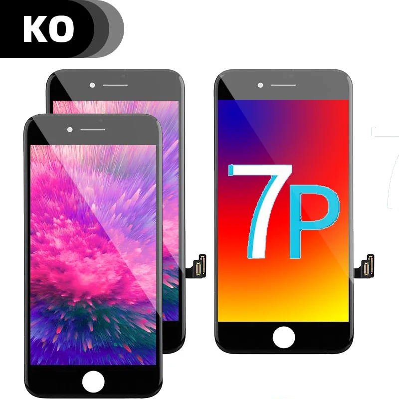 Мобильный телефон lcds для iPhone6 7 7plus экран дисплея отличного качества iPhone 8 LCD 3D