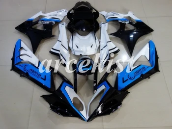 

New ABS Motorcycle Fairings Kits Fit For BMW S1000RR 09 12 13 14 HP4 2009 2010 2011 2012 2013 2014 Bodywork set Blue white