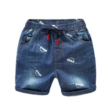INS/детские джинсовые шорты; коллекция года; сезон лето; стиль; Модная Повседневная летняя одежда для мальчиков; модные тонкие шорты для малышей