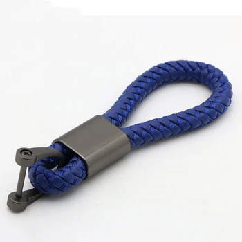 

Wearproof Metal Leather Auto Car Key Ring Keychain Pendant For BMW Accessories