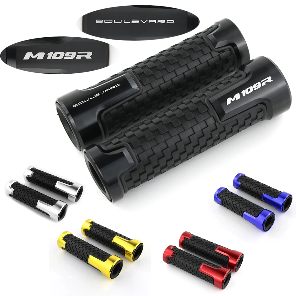 

For Suzuki BOULEVARD M109R Motorcycle Handlebar Handle Grips CNC Aluminum None-Slip Rubber