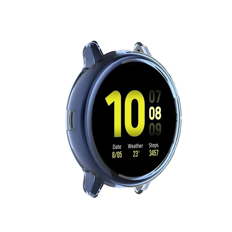 ТПУ защитный чехол для samsung Galaxy Watch Active 2 40 мм/44 мм R830 R820 Смарт-часы мягкий резиновый Чехол