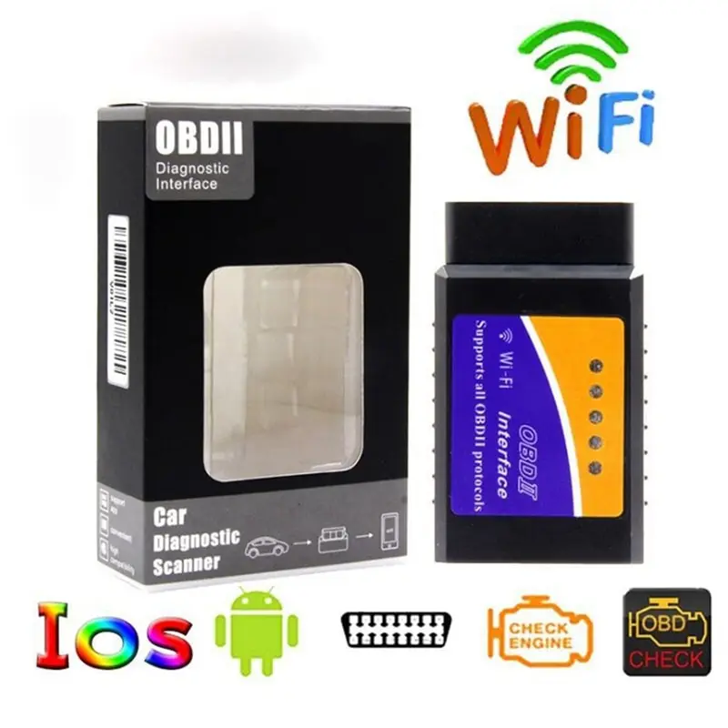 

V1.5 Bluetooth/Wifi V1.5 Mini Scanner Elm 327 PIC18F25K80 Chip Auto Diagnostic Tool OBDII For Windows/Android/IOS/Tablet