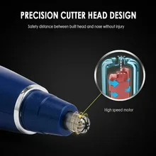 Электрический мужской триммер для волос в носу не повредит нос многофункциональная электробритва для бритья Бритва устройство для удаления волос