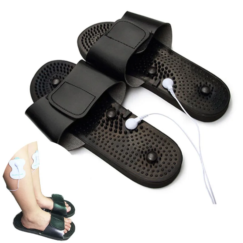 Hause Elektrode Physiotherapie Fuß hausschuhe Massage Slipper Anzug Fuß Zehn Akupunktur Therapie Massager Maschine Körper Entspannende Hause Elektrode Physiotherapie Fuß hausschuhe Massage Slipper Anzug Fuß Zehn Akupunktur Therapie Massager Maschine Körper Entspannende