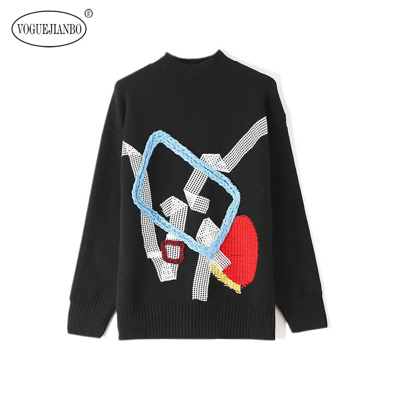

2019 fall winter color block stitching creative sweater women vestidos vestido blusas sexy coat pull femme hiver ropa pullover