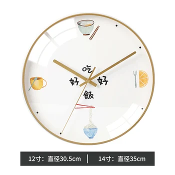 

Silent Luxury Modern Design Wall Clock creative Nordic Minimalist Living Room Wall Clock Creative Montre Mural Watch Home BA60WC
