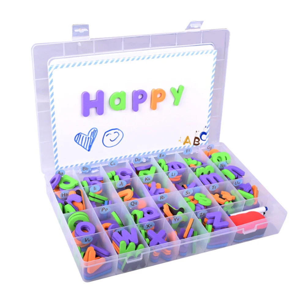 

Magnetic Letters Kit Classroom Double-Side Magnet Board 6 EVA Alphabet Letters for Kids Spelling Learning Educational Gifts