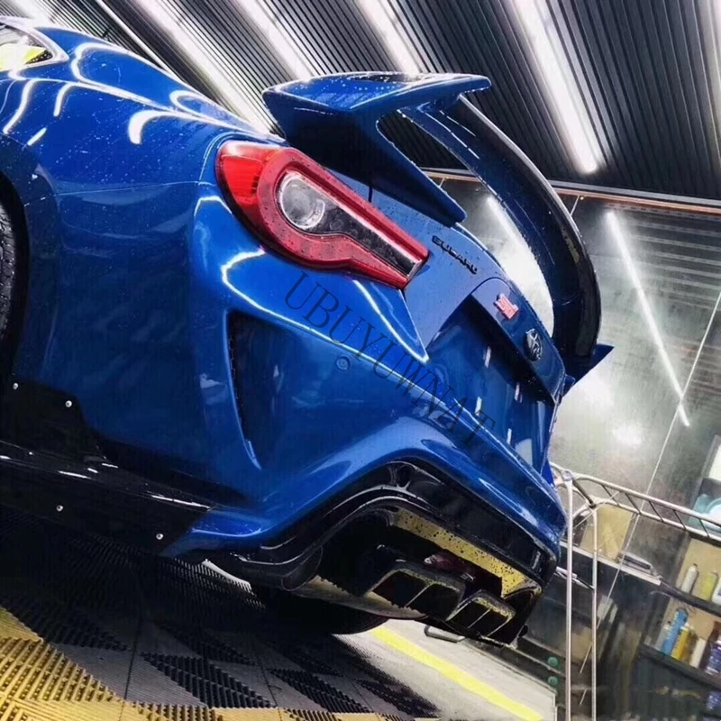 Углеродное волокно внешний задний спойлер для Subaru BRZ задний багажник загрузки крыло украшение автомобиля стиль