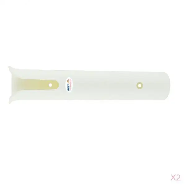  2x Boat Slotted Rod Holder Rack With Black Of Plastic PP