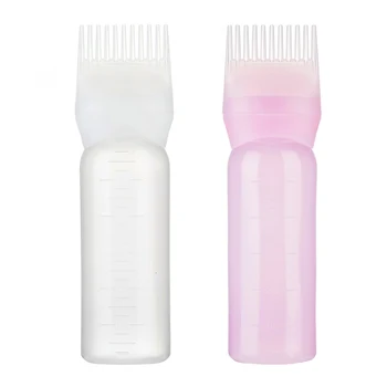 

Hair Dye Bottles Applicator Comb Brush Dispenser Kit Scale Squeeze Bottle Hair Solon Coloring Dyeing Use Makeup Maquiagem