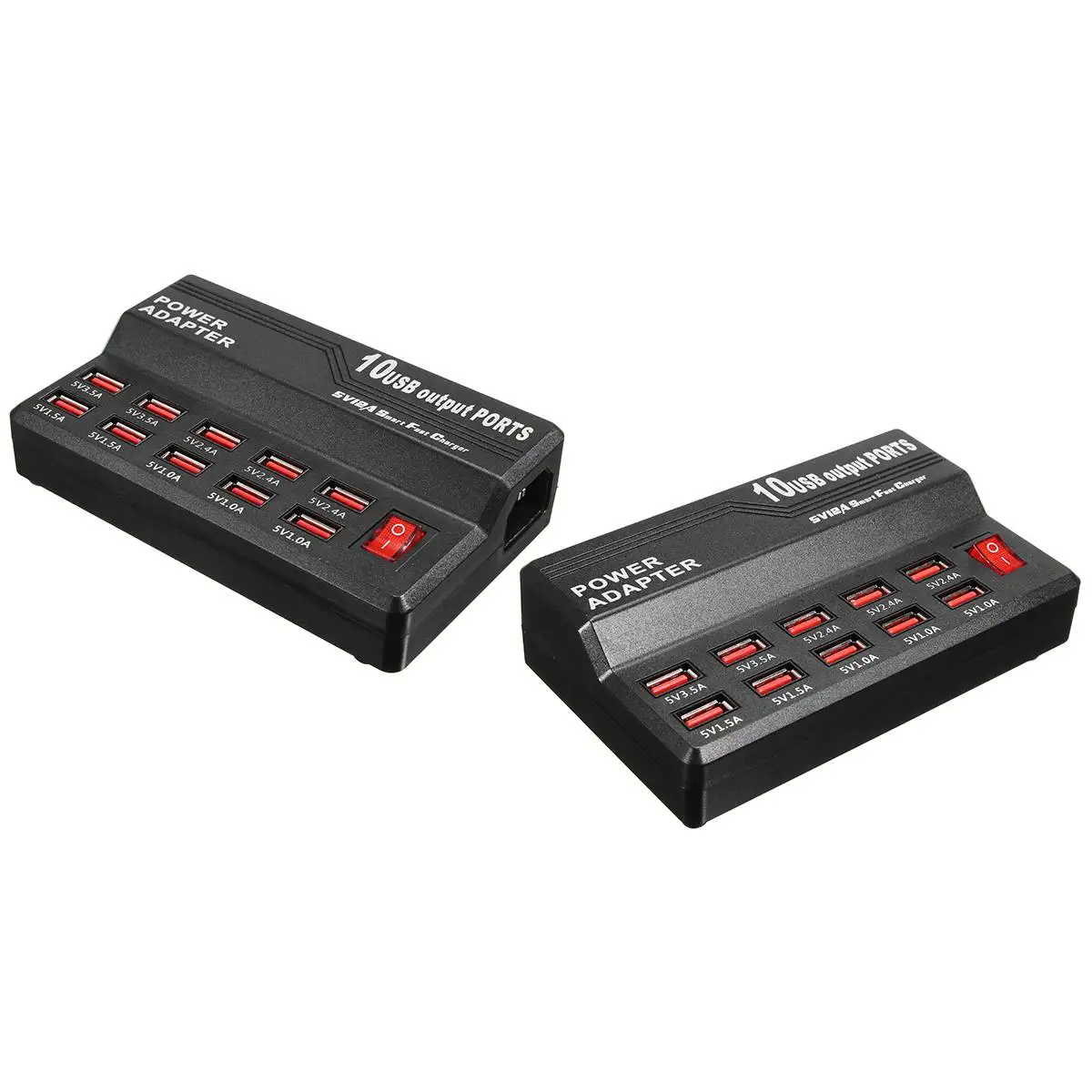 10 портов usb зарядная станция адаптер питания быстрое зарядное устройство настенное дорожное настольное зарядное устройство для мобильного телефона s для планшета телефона MP3