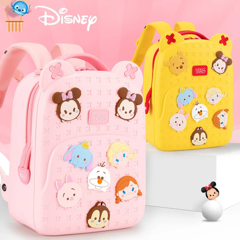 Disney Tsum-mochila escolar para niños y niñas, morral infantil con dibujos animados