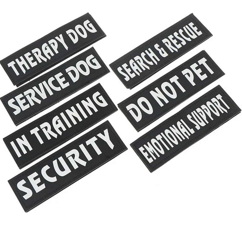 

Pet Service Dog In Training SECURITY K9 PATCH Therapy Dog DO NOT PET EMOTIONAL SUPPORT BADGE Patches for DOG PET Harness Vest