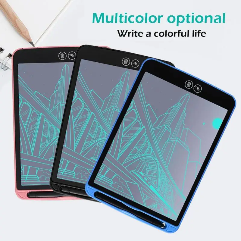 

Portable 8.5 inch LCD Writing Early Education Work and Study No Light Screen Tablet Handwriting Pads Board with Stylus Pen Gift