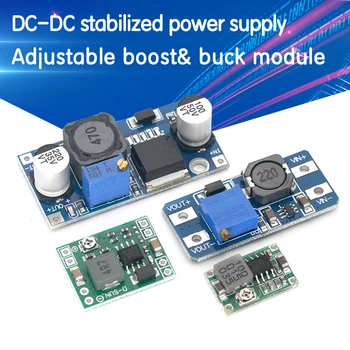 

DC-DC Voltage stabilized power supply module Adjustable boost& buck voltage regulator module LM2596S-ADJ MT3608 MP1584EN