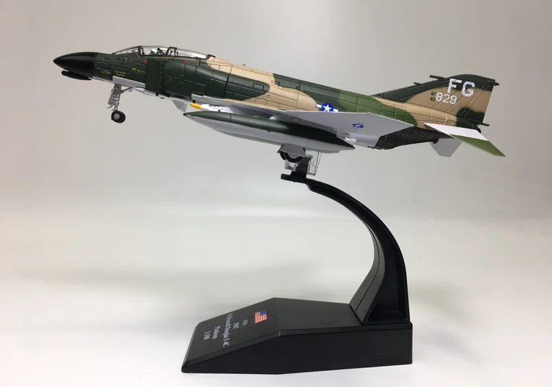 Америка 1: 100 военный F-4C США Фантом истребитель сплав модель самолета Военная коллекция