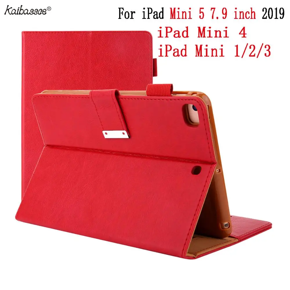 

KAIBASSCE Case for iPad Mini 1 2 3 4 7.9 inch Business Smart Stand tablet case for iPad Mini 5 7.9 inch 2019 A2124/A2125/A2126