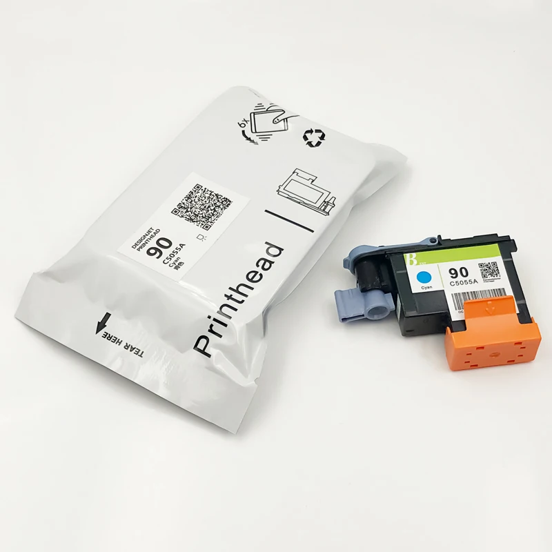 Cabeça de Impressão Cabeça de Impressão para hp para hp 90 para hp Designjet 4000 cv 4020 4500 4520 Impressora bk c m y C5054a C5055a C5056a C5057a Hp90 - Imagem 5