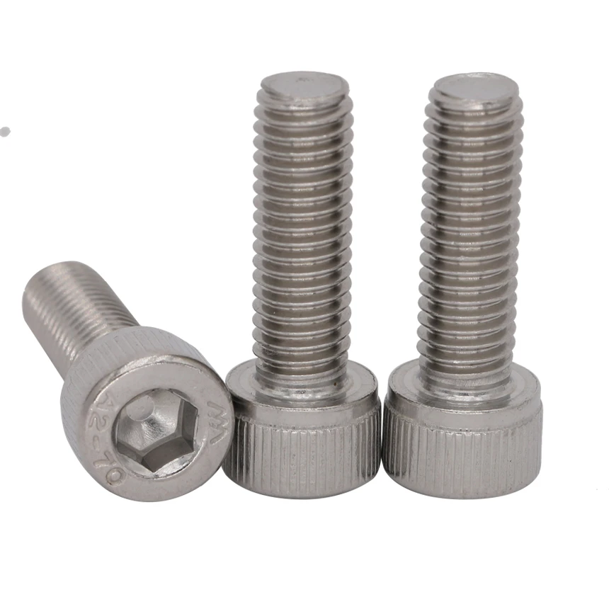 1/4 UNC Socket Head Cap Screw Kit 304 Stainless Steel Bolts/Nuts/Washers