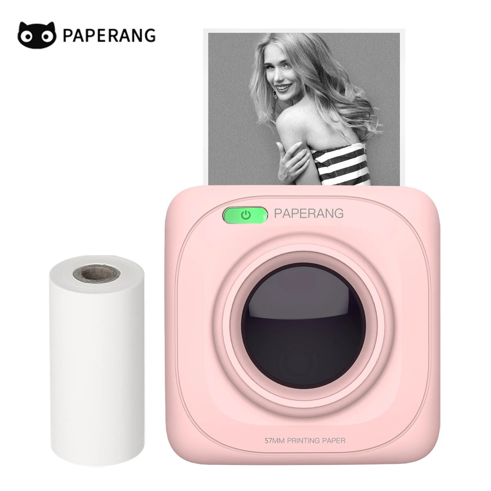 peripage printer Original Xiaomi PAPERANG P1 Pocket Mini Photo Printer 200dpi BT4.0 Phone Connection Wireless Portable Thermal Printer Clearly mini photo printer canon