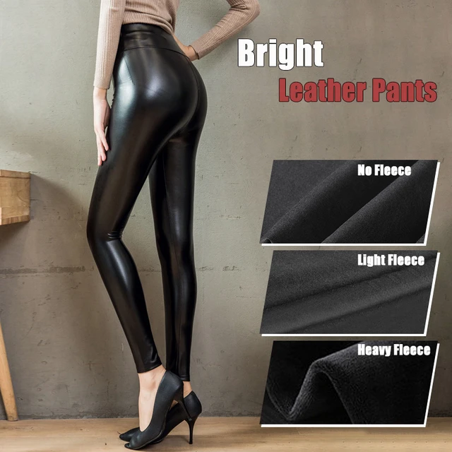 S-5xl Women Sexy Leggings Pu Leather Leggings Push Up Hip Women Skinny  Pants Trousers Slim Legging Plus Size - Leggings - AliExpress