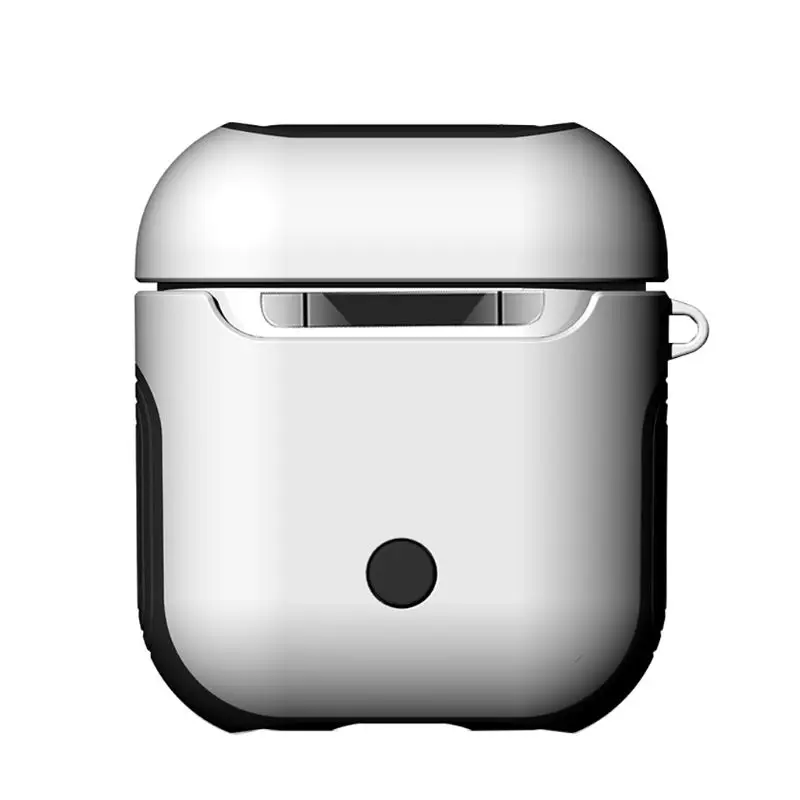 Type 2 2в1 защитный чехол для зарядки Беспроводная Bluetooth коробка для наушников защита ударопрочные аксессуары для Apple Airpods наушники - Цвет: Type 2