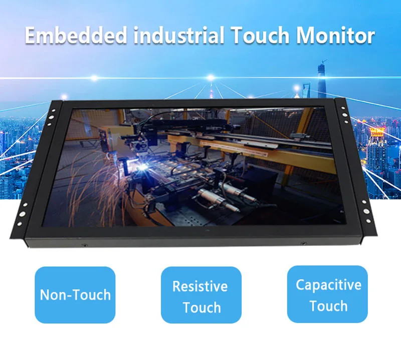 1000 nit high brightness 17 inch cctv lcd monitor with composite video input