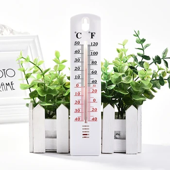 

Household thermometer 1pc Vertical Thermometer Wall Temperature Gauge Monitor Home Indoor Outdoor hygrometer thermometer