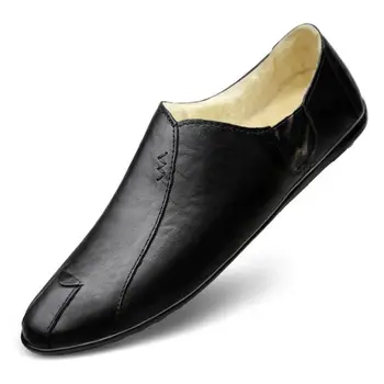 

2020 Summer Artificial PU Shoe Sneakers For Men Shoes Breathable Men's Casual Shoes Slip-on Male Shoes Loafers Size 39-44 Tennis