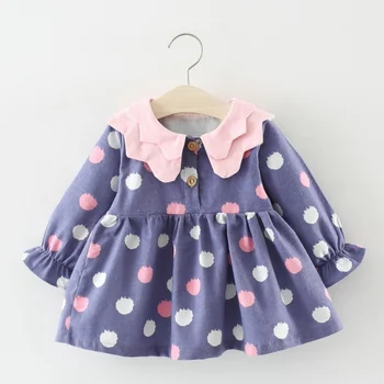 

Autumn Winter Baby Girl Dresses Infant Long Sleeve Dresses Princess Costume Baby Girl Dress Kids Birthday Clothes