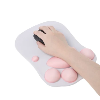 

Wrist Pad Mouse Pad Desk Pad Memory Cotton MousePad Hand Loosen Hand Pillow Relaxing Mouse Mat Optical Trackbal for Pc Computer