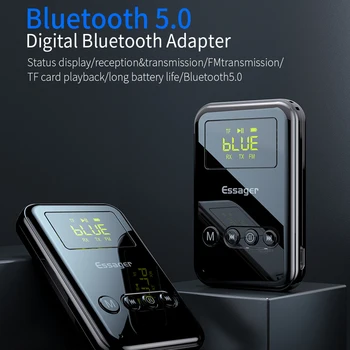 

Essager Bluetooth 5.0 Dongle Wireless Bluetooth Adapter Portable Reciever Transimitter Replacement