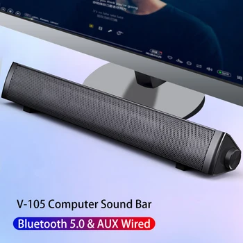 

2020 Computer Speakers Bluetooth Speaker Bar Surround Sound Subwoofer For Computer PC Laptop USB Wired Music Player Home Theater