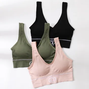 

Sports Underwear Detachable Chest Pad Sports Girl Camisole Women Fitness Top Seamless Yoga Underwear Running free shipping