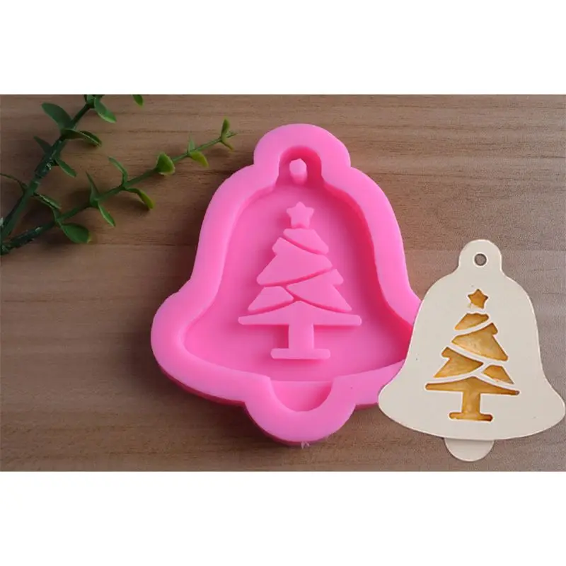 DIY рождественская елка снежинка из смолы формы для изготовления ювелирных изделий силиконовые формы художественные ремесленные инструменты D0LC