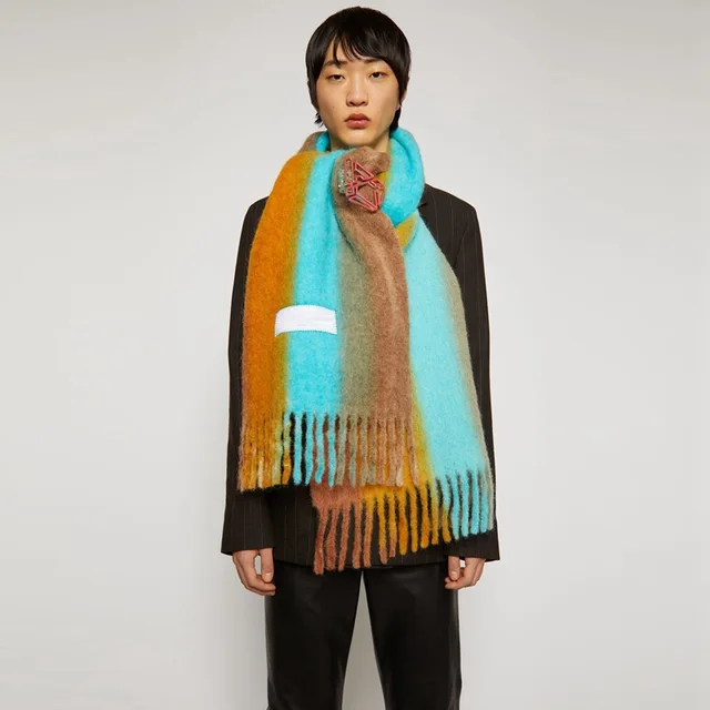 NEW 2021 AC winter scarves for women shawls warm wraps lady pashmina pure blanket cashmere scarf neck headband hijabs stole A-4 16