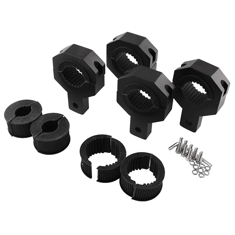 4Pcs Mounting Bracket Kit Led Off-Road Light Vertical Bar Tube Clamp Roof Roll Cage Holder 1 inch 1-1/2 1-3/4 2 inc | Автомобили и