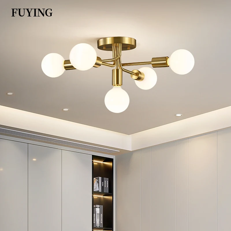 Nordic ceiling lamp led living room bedroom household chandelier modern Led decoration indoor lighting | Лампы и освещение