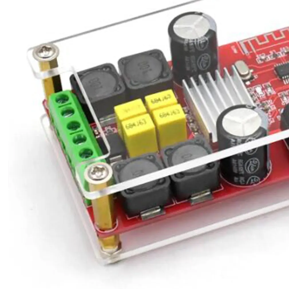 XH-A302 BT 5,0 TPA3116 двухканальный стерео Bluetooth цифровой аудио усилитель плата AUX усилитель с анодной модуляцией